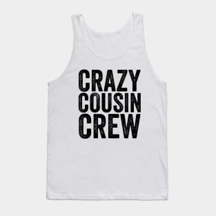 Crazy Cousin Crew Black Tank Top